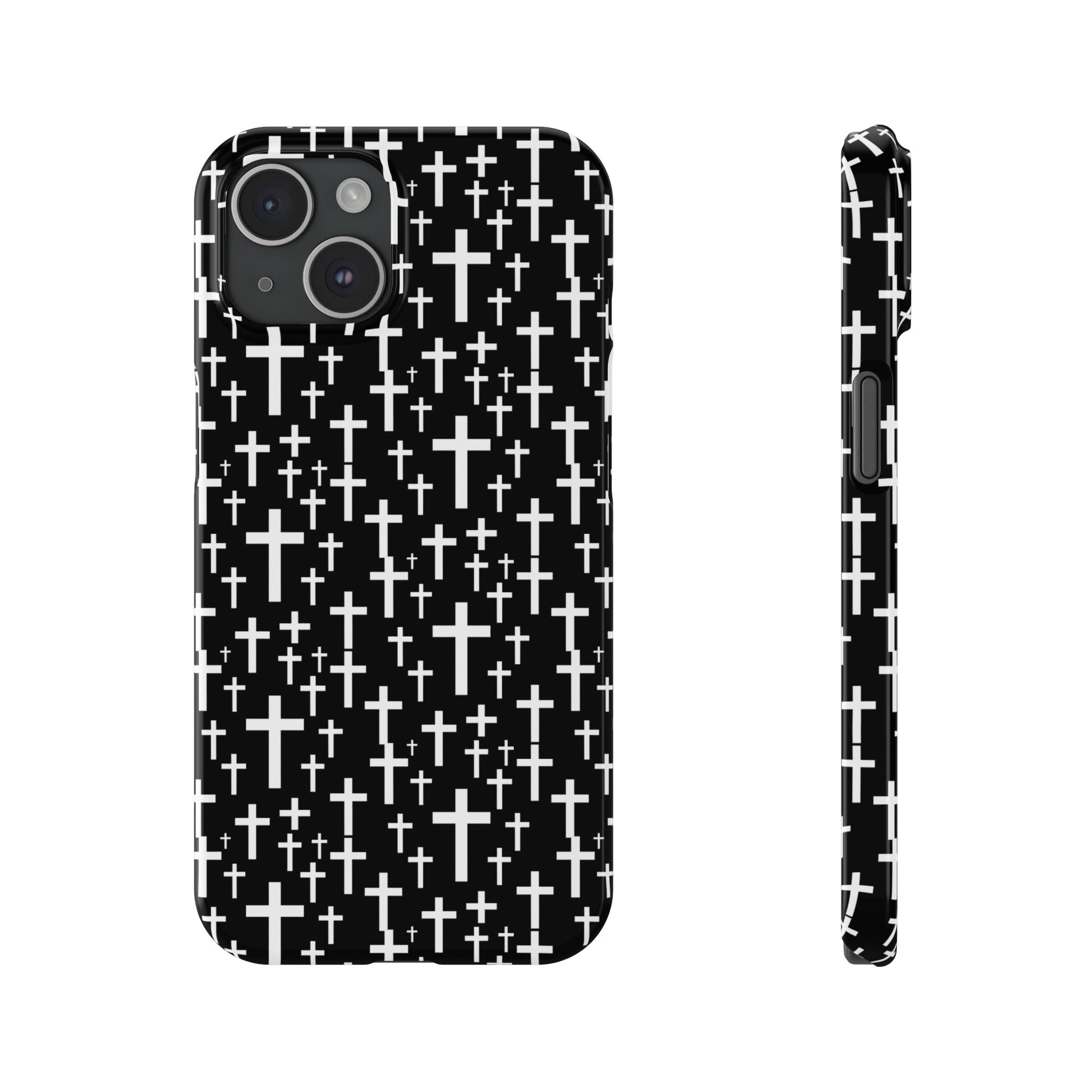 Premium Faith Crosses Jesus iPhone Case | Christianity Faith Jesus Gifts Slim Phone Cases Secondary image