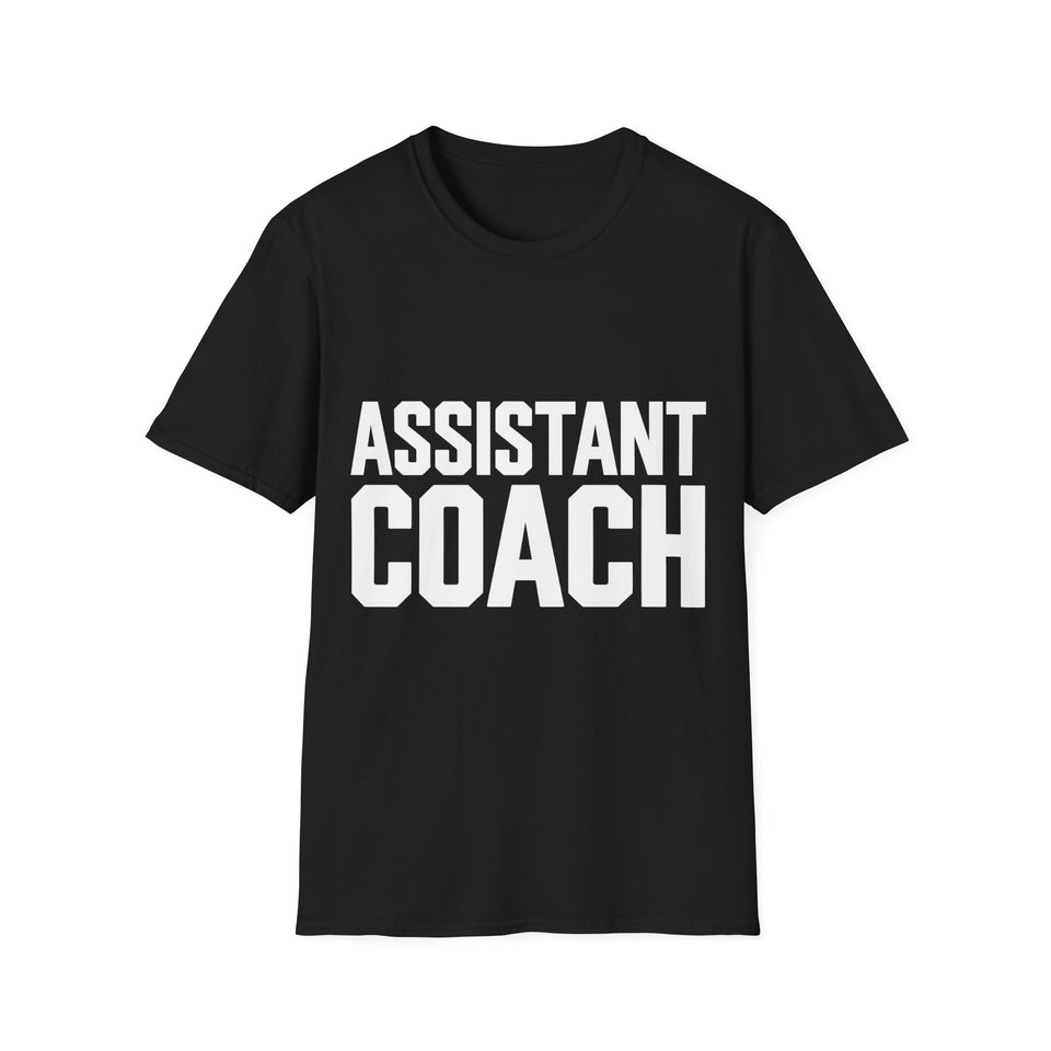 Assistant Coach T-Shirt | Bold Assistant Coach Gift Unisex T-Shirt