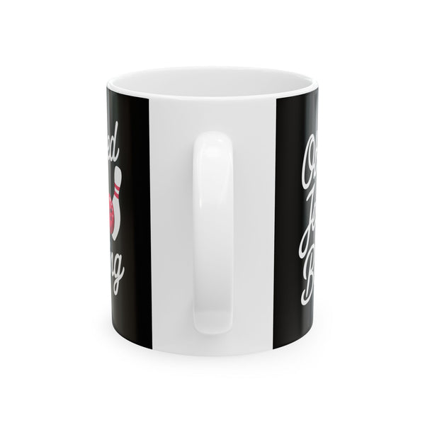 Obsessed With Jesus And Bowling Ceramic Mug | Love Faith In Jesus Gifts (11oz)