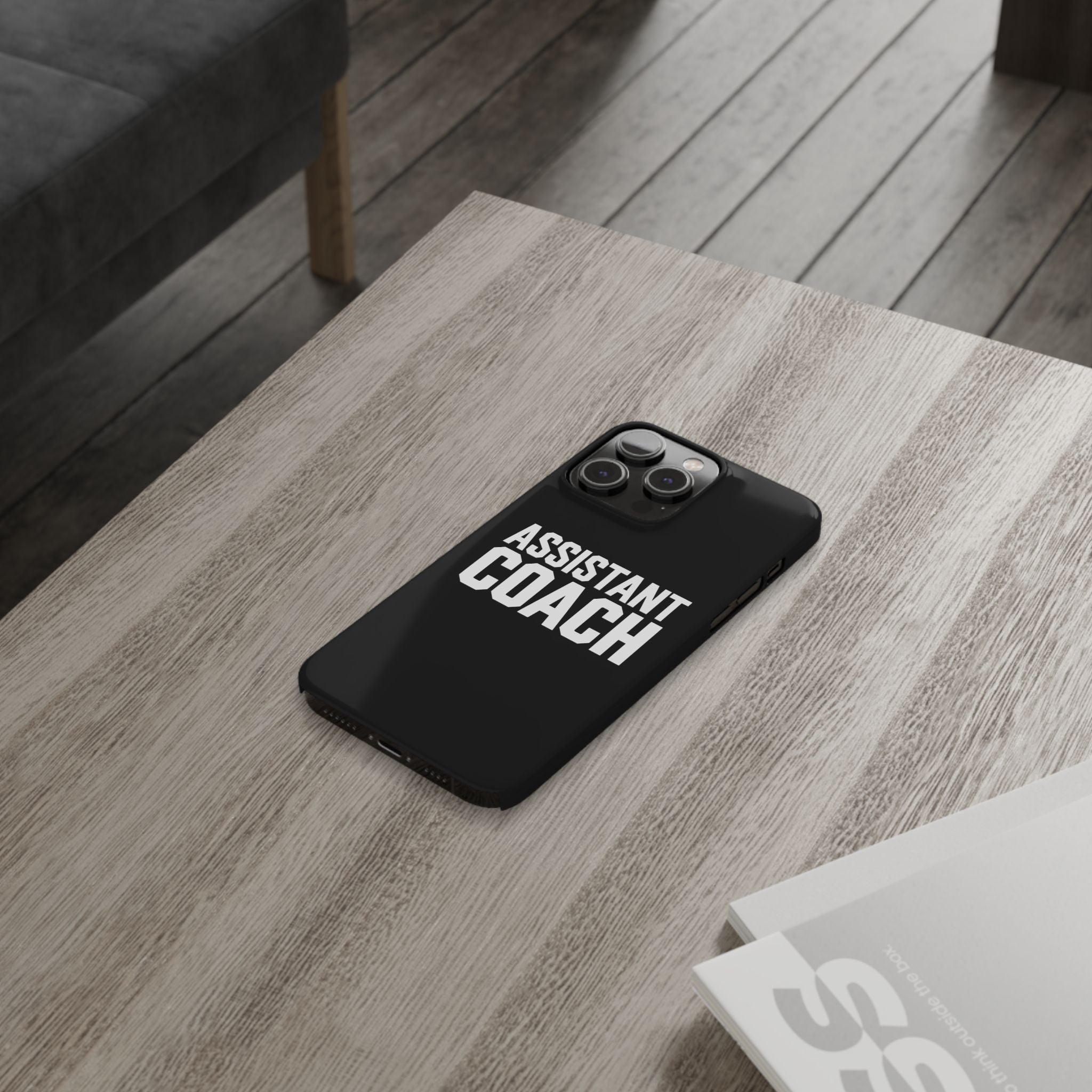Premium Assistant Coach iPhone Case | Assistant Coach Gifts Slim Phone Cases