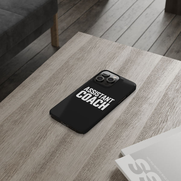 Premium Assistant Coach iPhone Case | Assistant Coach Gifts Slim Phone Cases
