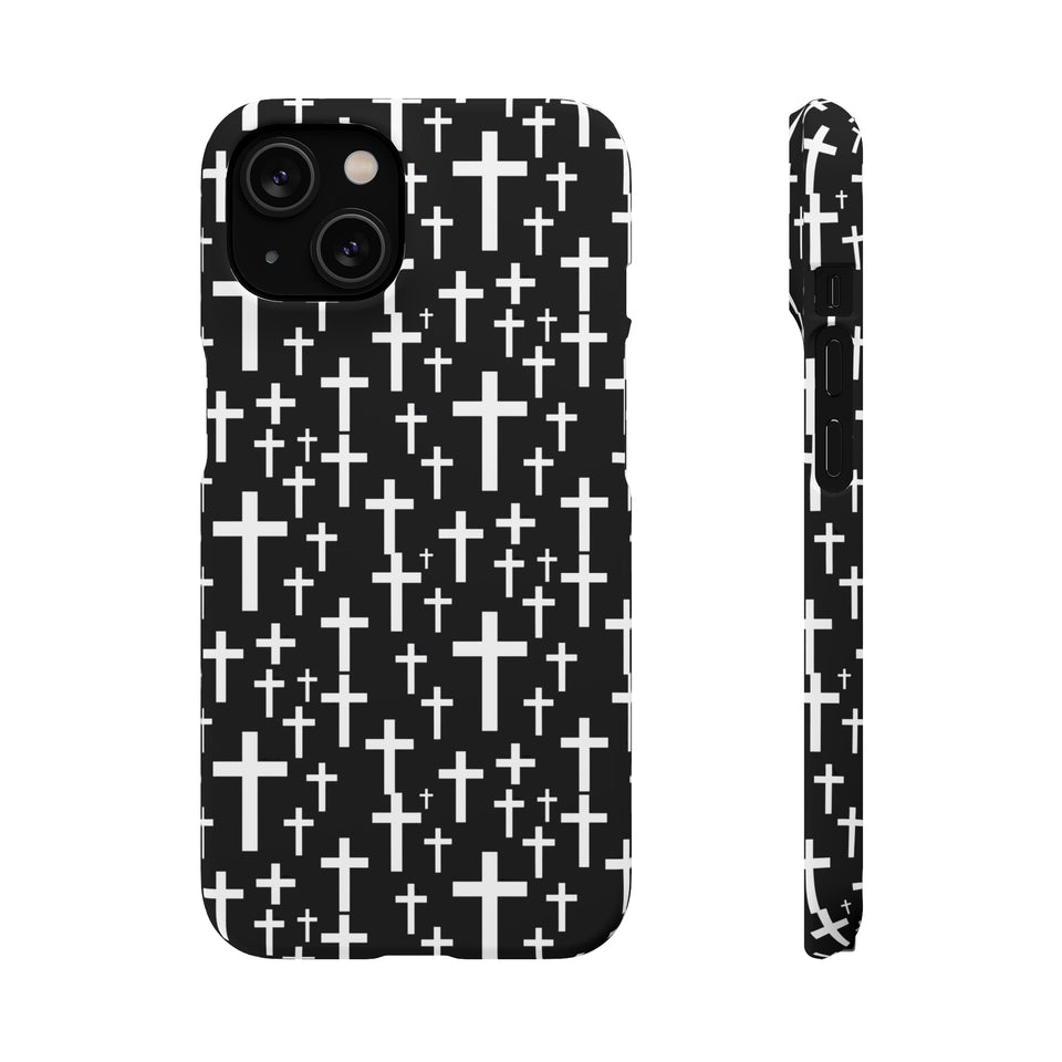 Faith In Jesus iPhone Christian Religion Phone Case | Faith Cross Phone Case | Christian Cross iPhone & Samsung Galaxy Snap Cases