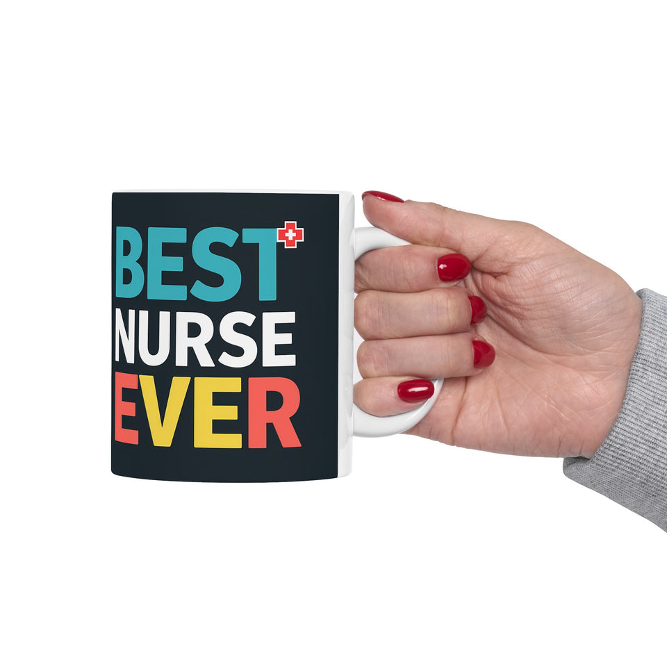 Best Nurse Ever Mug | Nurse Gift | Nurse Coffee Mug | Nurse Gift Ideas Mug 11oz 2