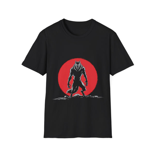 Werewolf Red Moon Unisex T-Shirt | Werewolf Shirt
