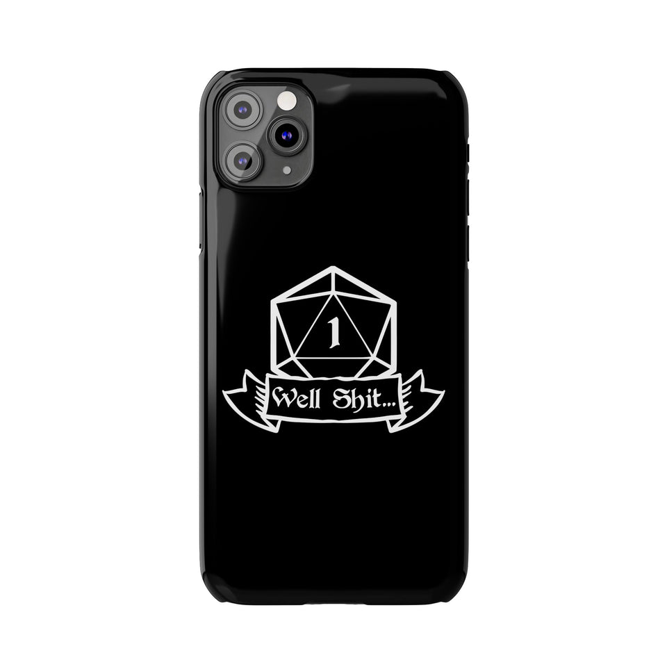 Premium Well Shit RPG iPhone Case | Fantasy Role Playing Game Gifts Slim Phone Cases