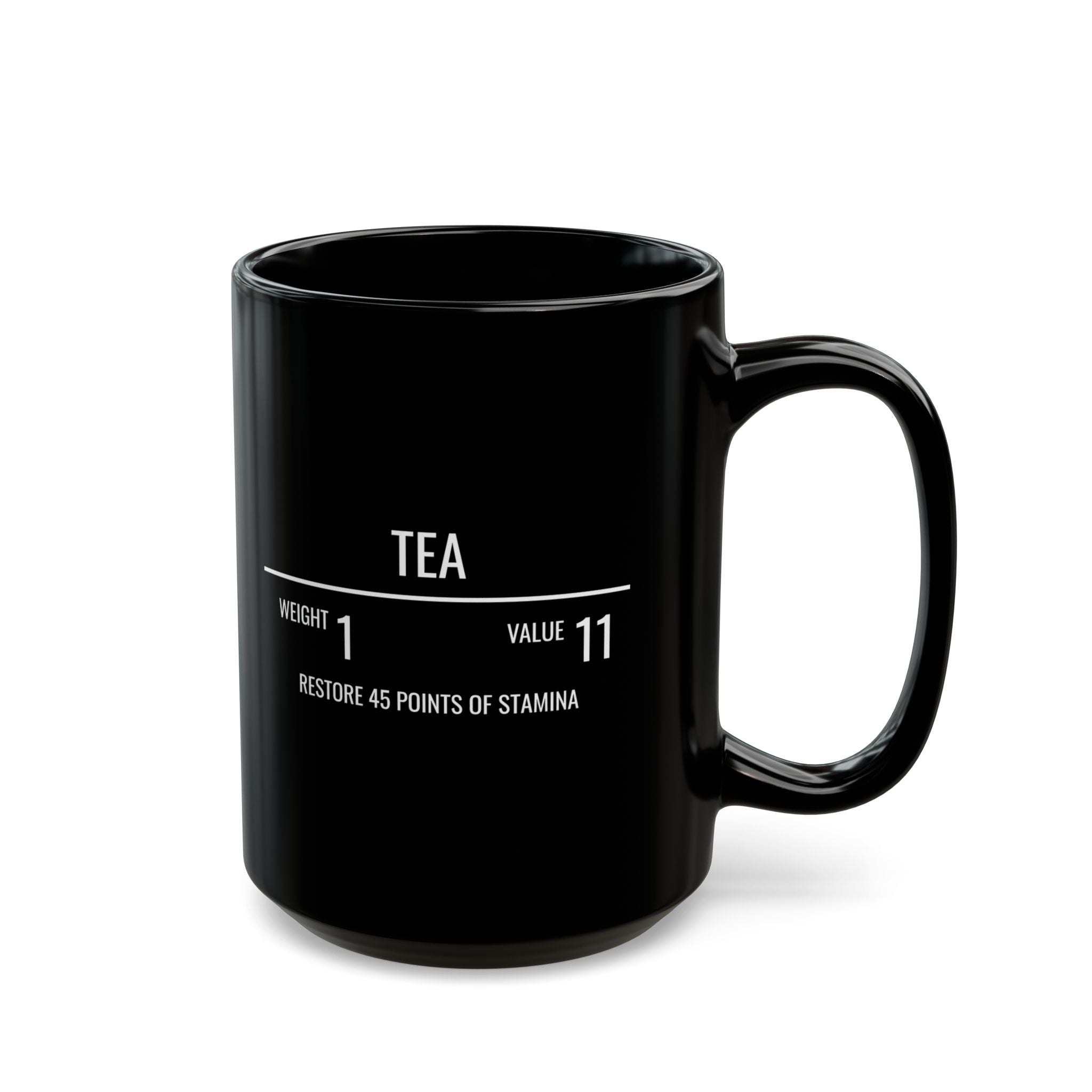 Tea RPG Black Mug