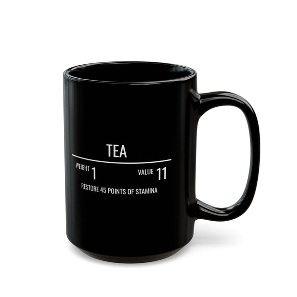 Tea RPG Black Mug