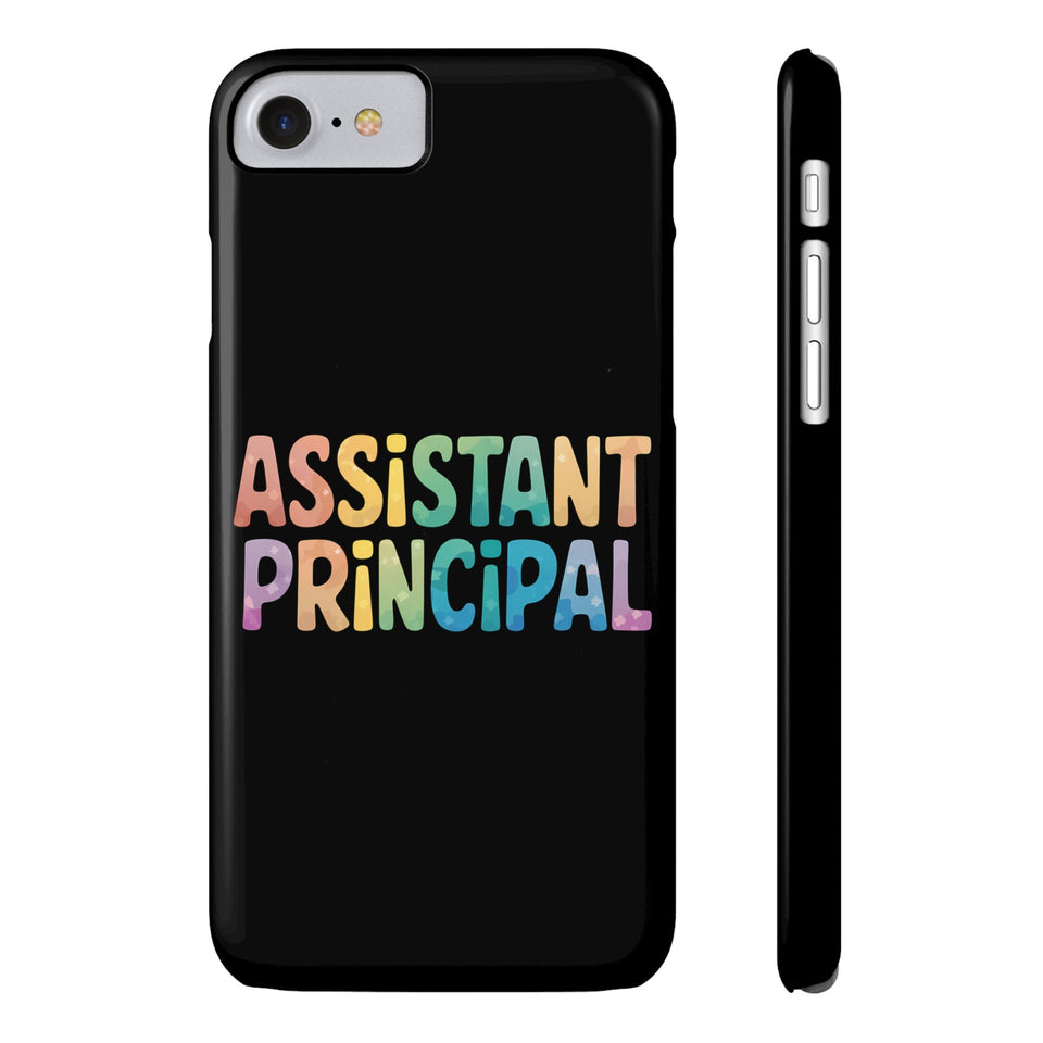 Premium Assistant Principal iPhone Case | Cute Assistant Principal Gifts Slim Phone Cases