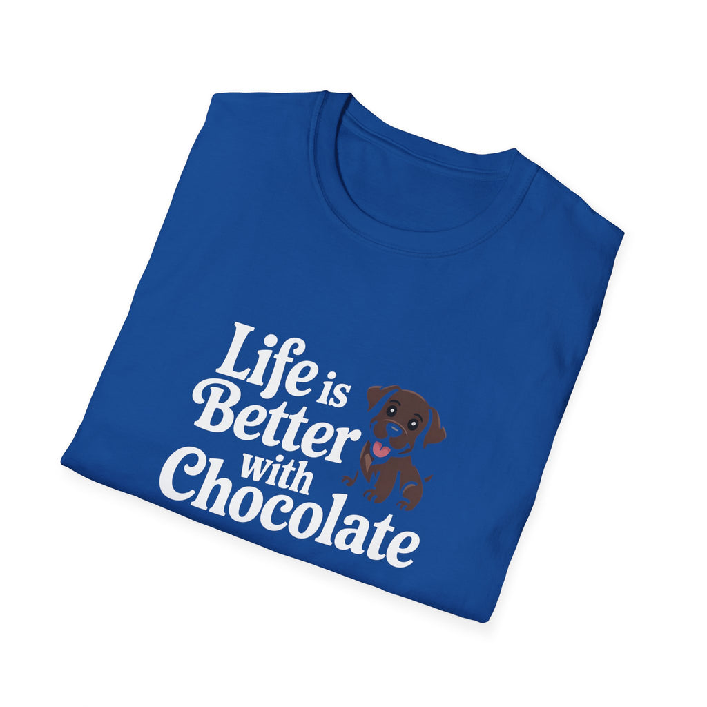 Life Is Better With Chocolate Labrador T-Shirt