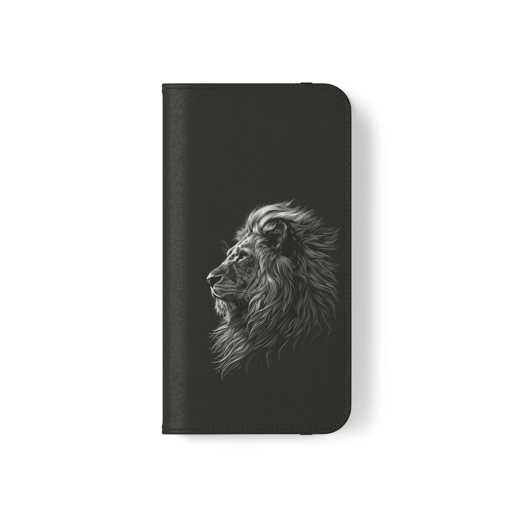 Lion Phone Case | Lion Wallet Phone Case Gifts | IPhone & Samsung Galaxy Lion Flip Cases