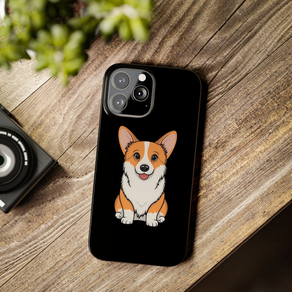 Cute Corgi Slim iPhone Case | Corgi Gift iPhone Case