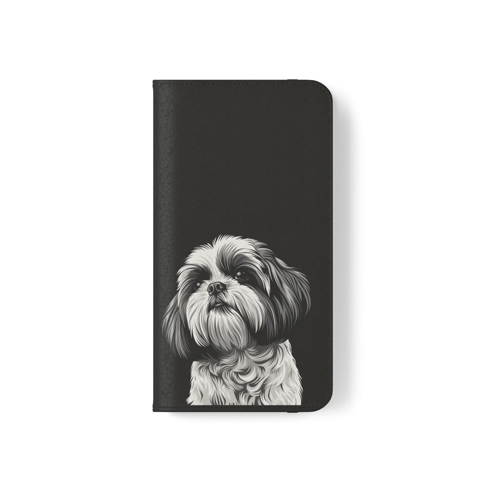 Shih Tzu Phone Case | Shih Tzu Wallet Phone Case | IPhone & Samsung Galaxy Shih Tzu Flip Cases