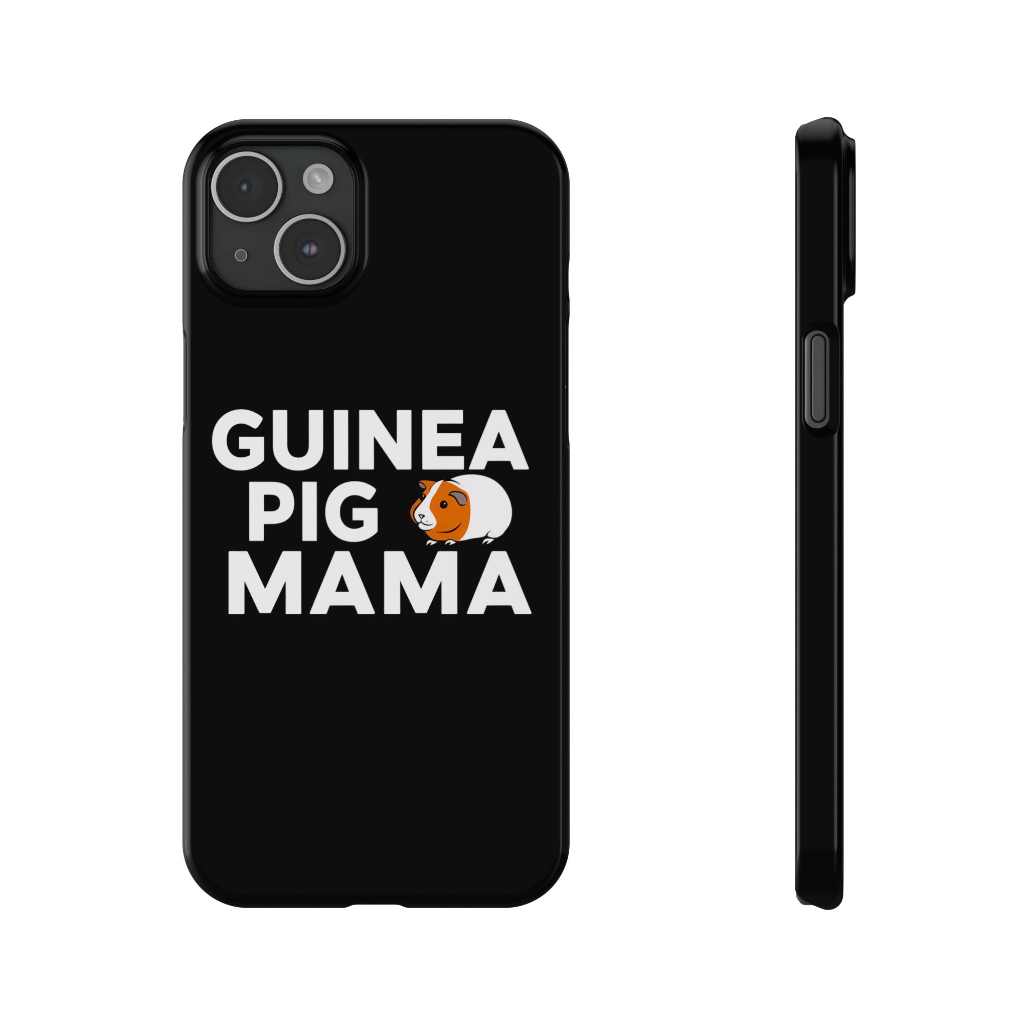 Cute Guinea Pig Mama Slim iPhone Cases | Guinea Pig Gift iPhone Case