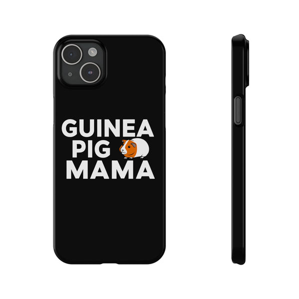Cute Guinea Pig Mama Slim iPhone Cases | Guinea Pig Gift iPhone Case