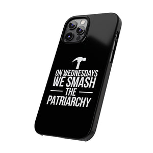 Premium On Wednesdays We Smash The Patriarchy iPhone Case | Feminist Gifts Slim Phone Cases Premium On Wednesdays We Smash The Patriarchy iPhone Case | Feminist Gifts Slim Phone Cases
