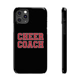 Premium Cheer Coach iPhone Case | Cheer Coach Gifts Slim Phone Cases Premium Cheer Coach iPhone Case | Cheer Coach Gifts Slim Phone Cases