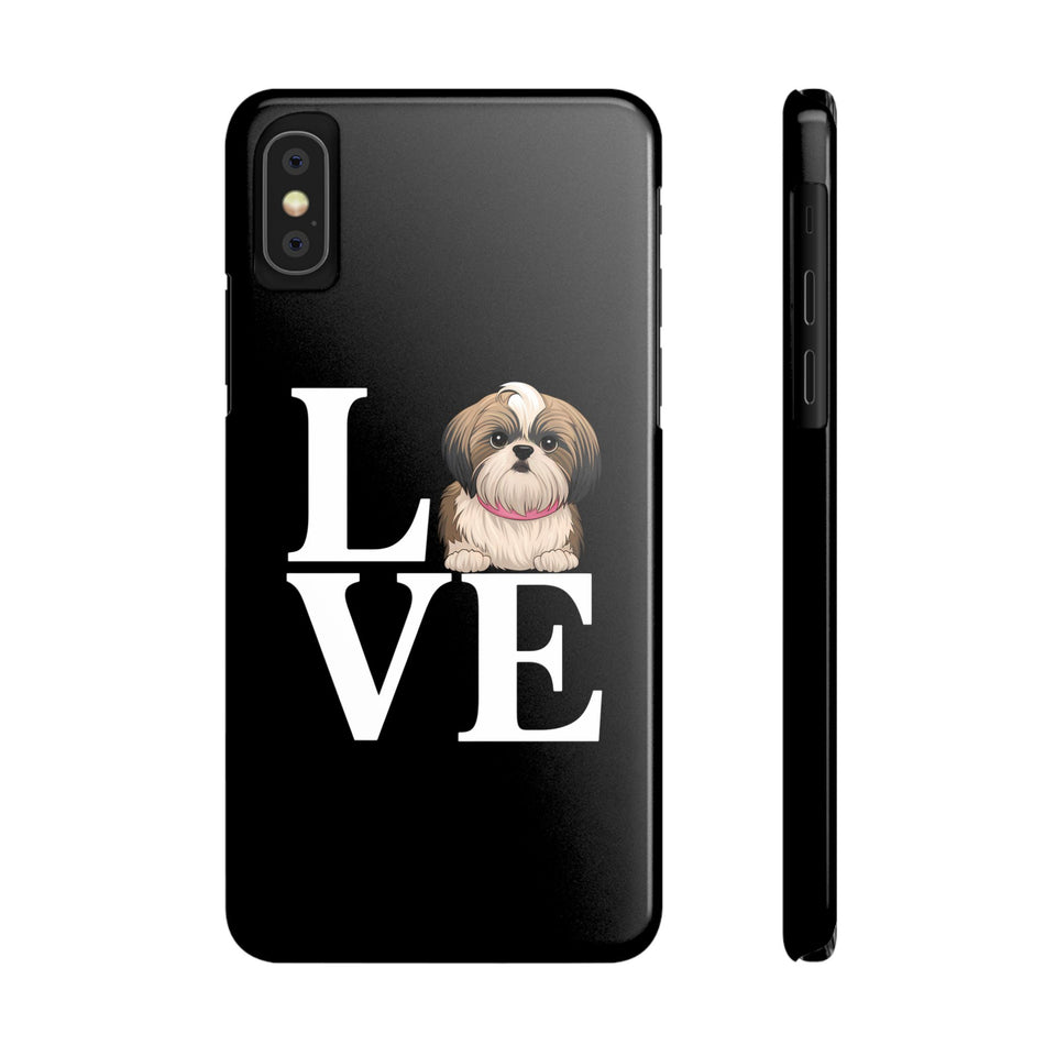 Premium Love Shih Tzu iPhone Case | Cute Shih Tzu Slim Phone Cases