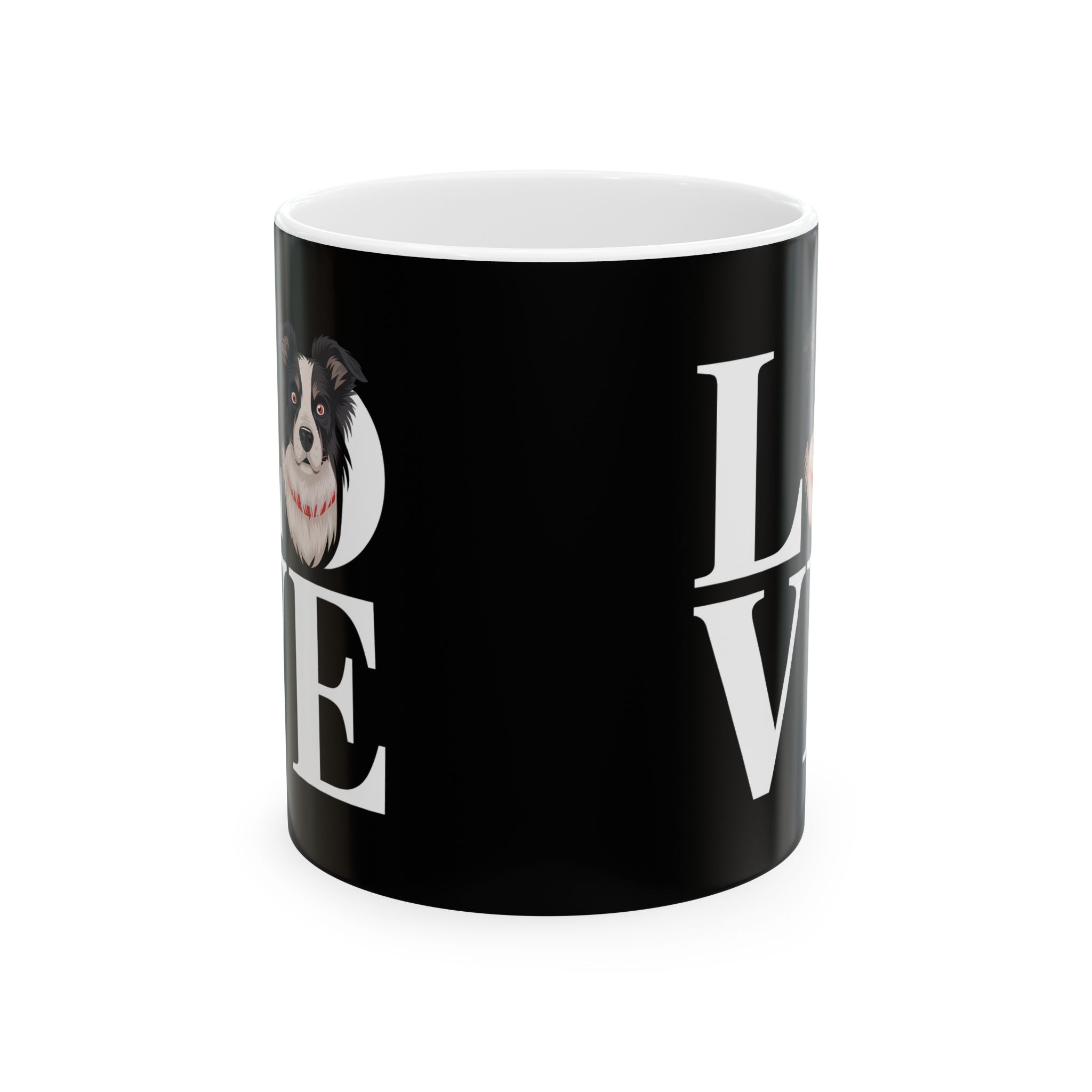 Love Border Collies Mug | Border Collie Gifts | Border Collie Sheep Dog Coffee Mug 11oz Secondary image