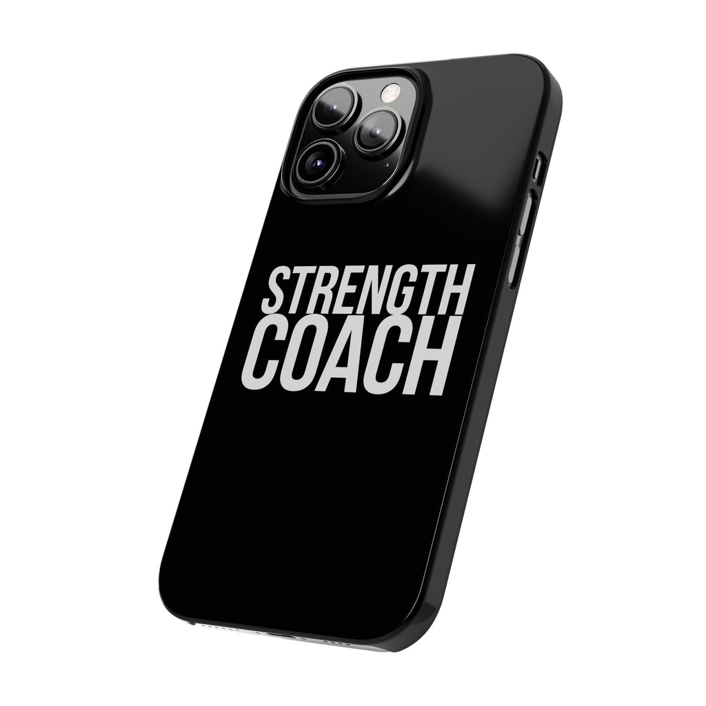 Premium Strength Coach iPhone Case | Strength Coach Gifts Slim Phone Cases