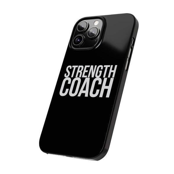 Premium Strength Coach iPhone Case | Strength Coach Gifts Slim Phone Cases