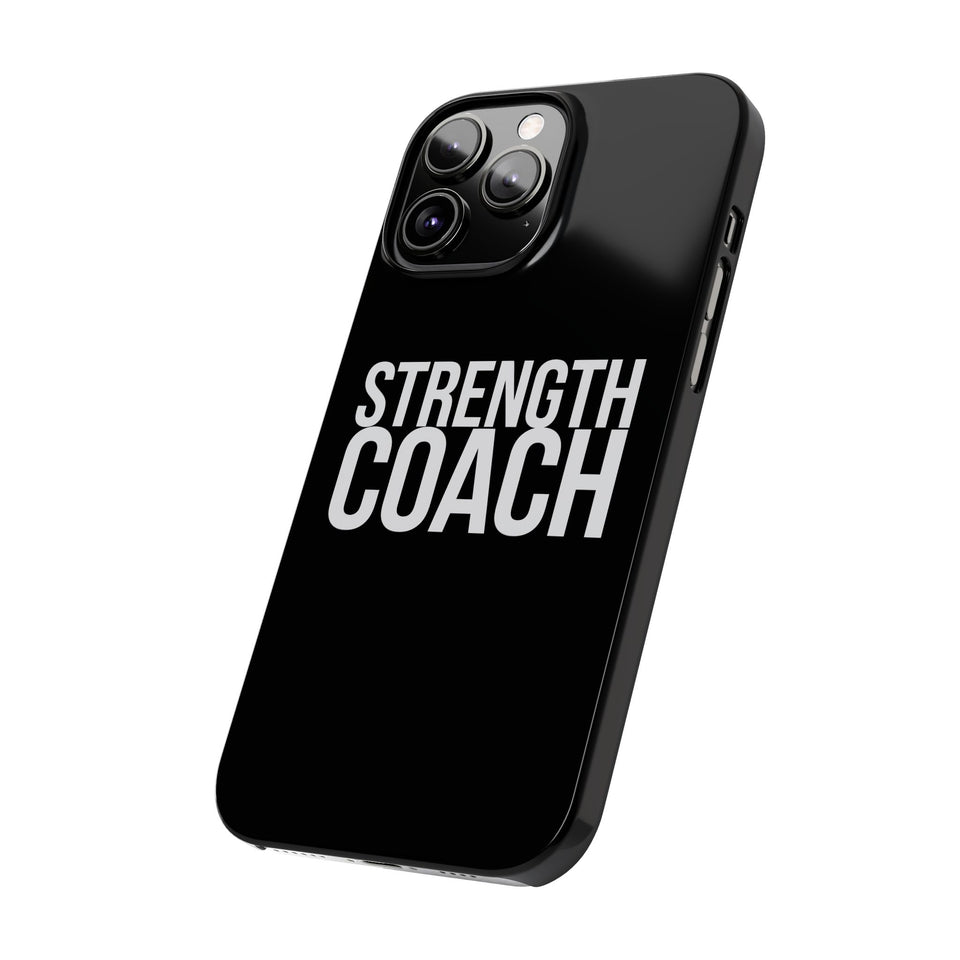 Premium Strength Coach iPhone Case | Strength Coach Gifts Slim Phone Cases