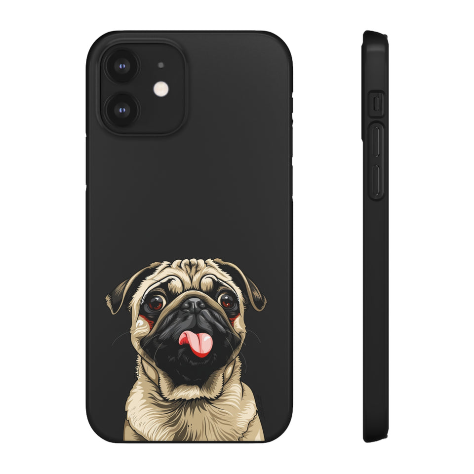 Pug Phone Case | I Love My Pug Phone Case | Pug iPhone & Samsung Galaxy Snap Cases