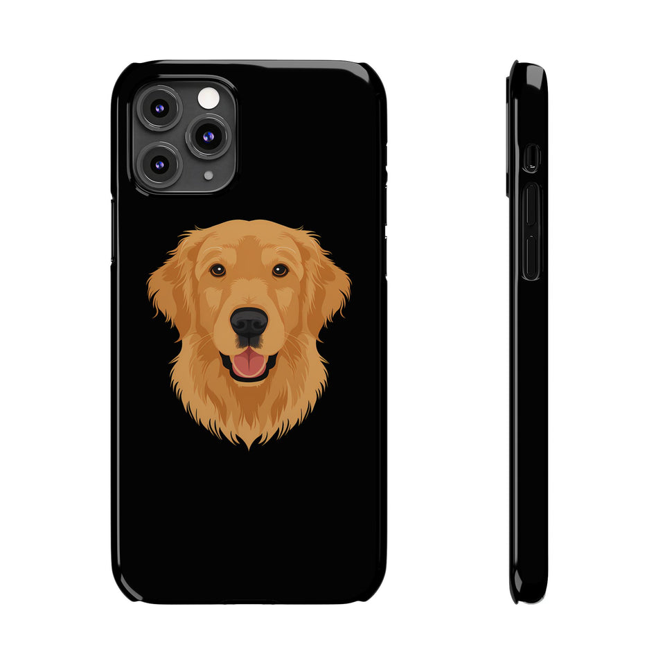 Premium Golden Retriever iPhone Case | Golden Retriever Gifts Slim Phone Cases