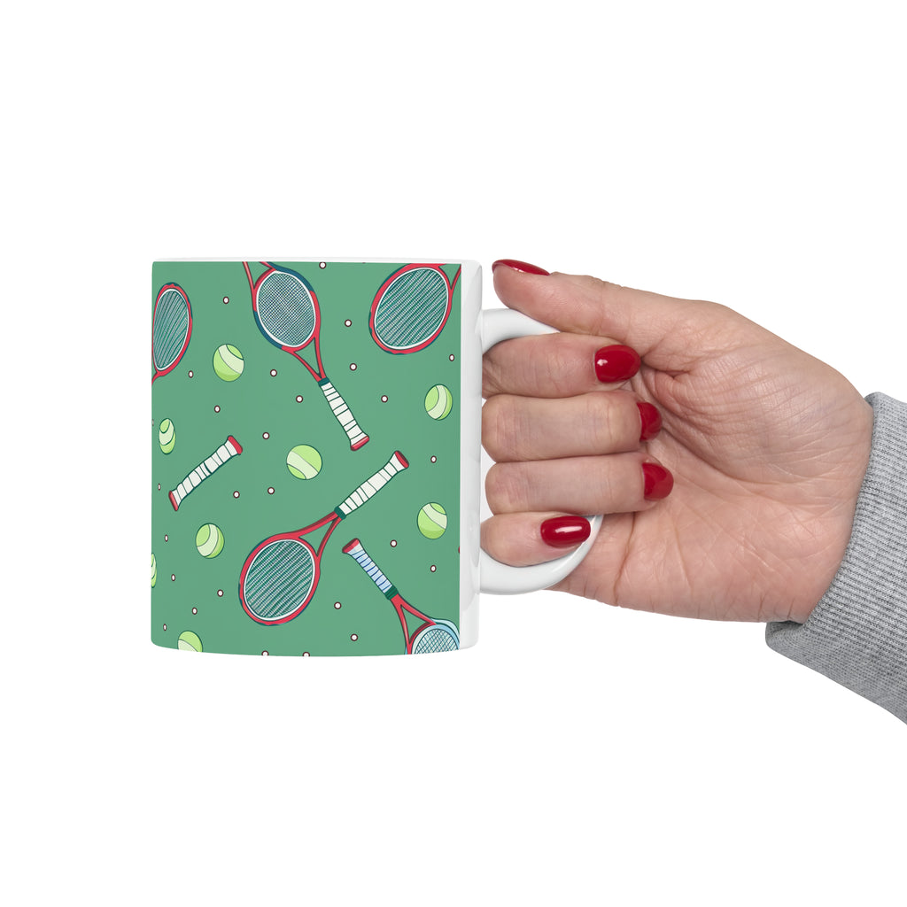 tennis gift, tennis gift ideas, tennis player gift, tennis coffee mug