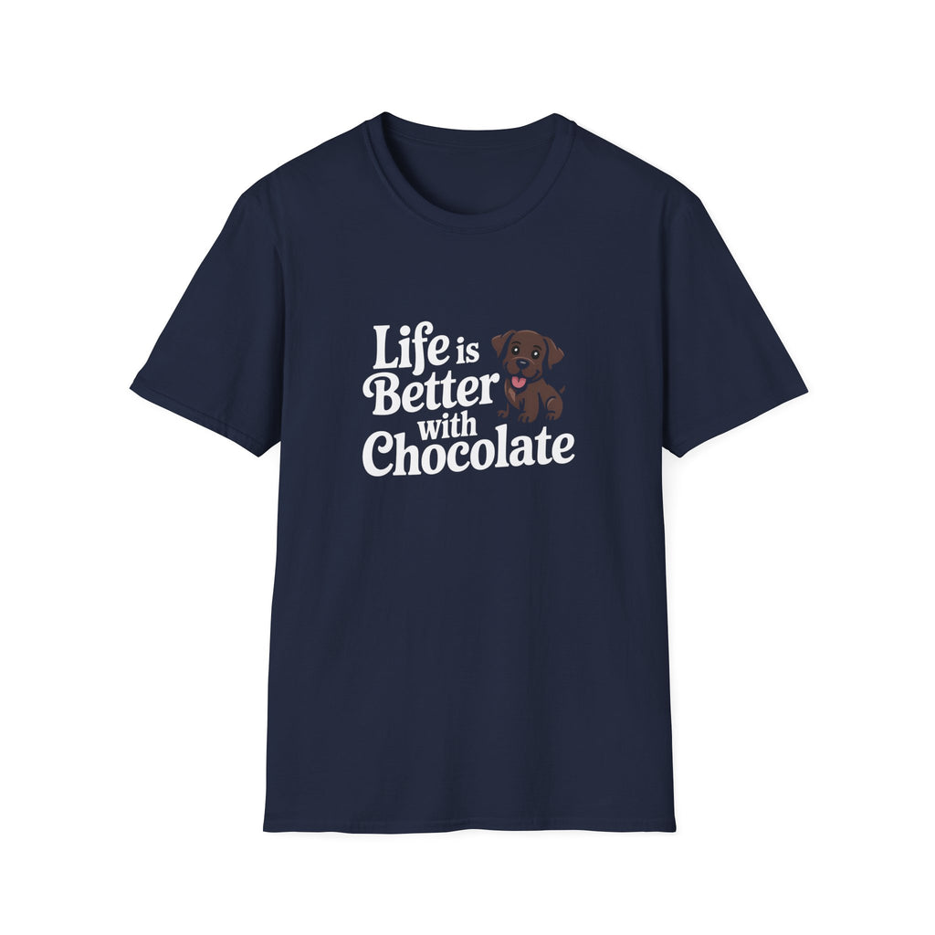 Life Is Better With Chocolate Labrador T-Shirt