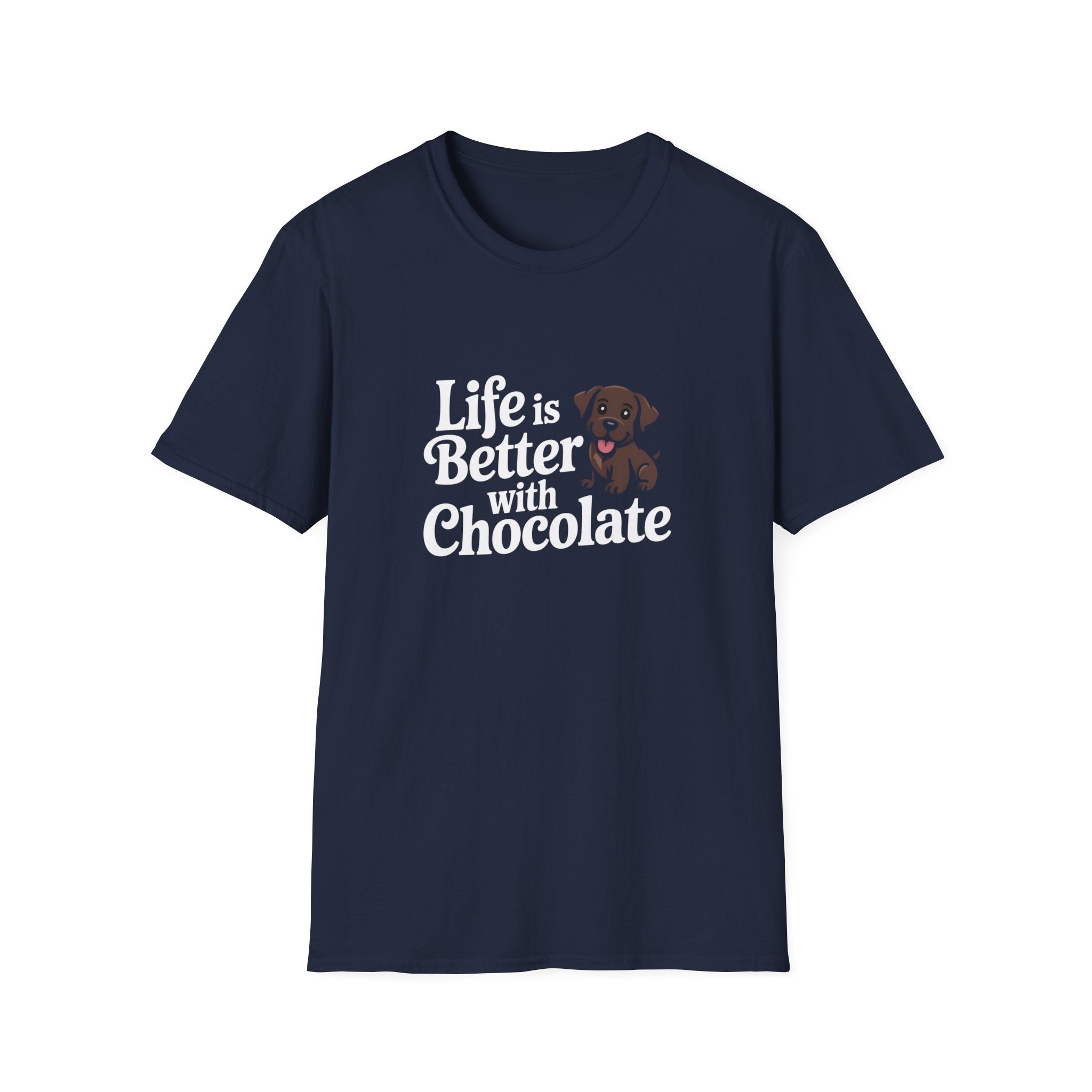 Life Is Better With Chocolate Labrador T-Shirt