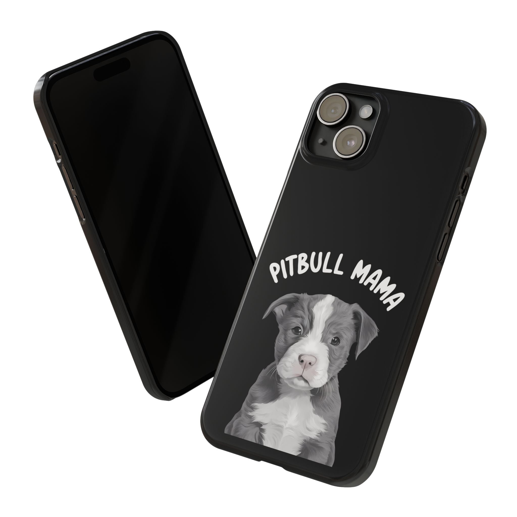 Premium Pitbull Mama iPhone Case | Pitbull Gifts Slim Phone Cases