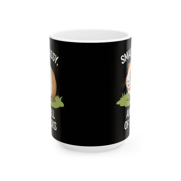 Guinea Pig Mug - Small, Sassy, and Full of Snacks Cute Guinea Pig Mug