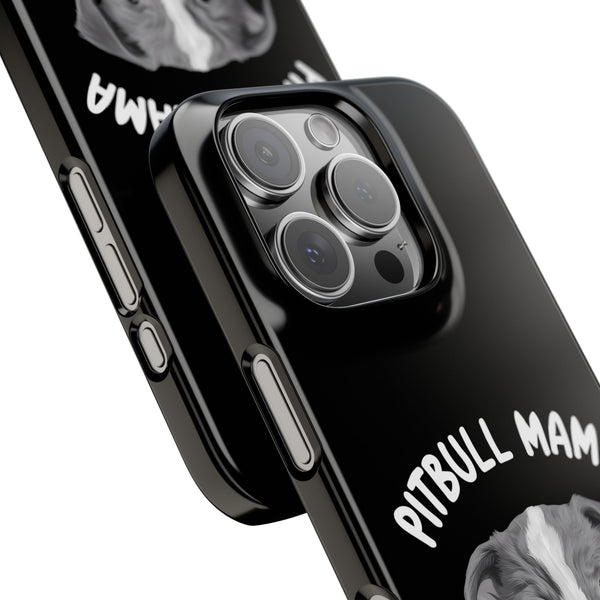 Premium Pitbull Mama iPhone Case | Pitbull Gifts Slim Phone Cases
