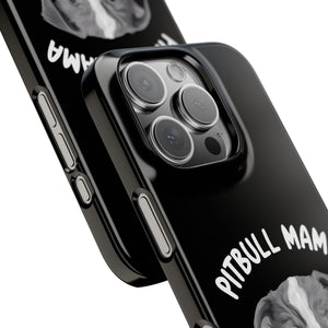 Premium Pitbull Mama iPhone Case | Pitbull Gifts Slim Phone Cases Premium Pitbull Mama iPhone Case | Pitbull Gifts Slim Phone Cases