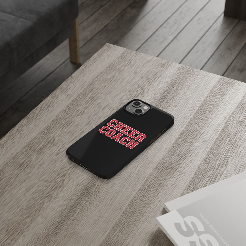 Premium Cheer Coach iPhone Case | Cheer Coach Gifts Slim Phone Cases