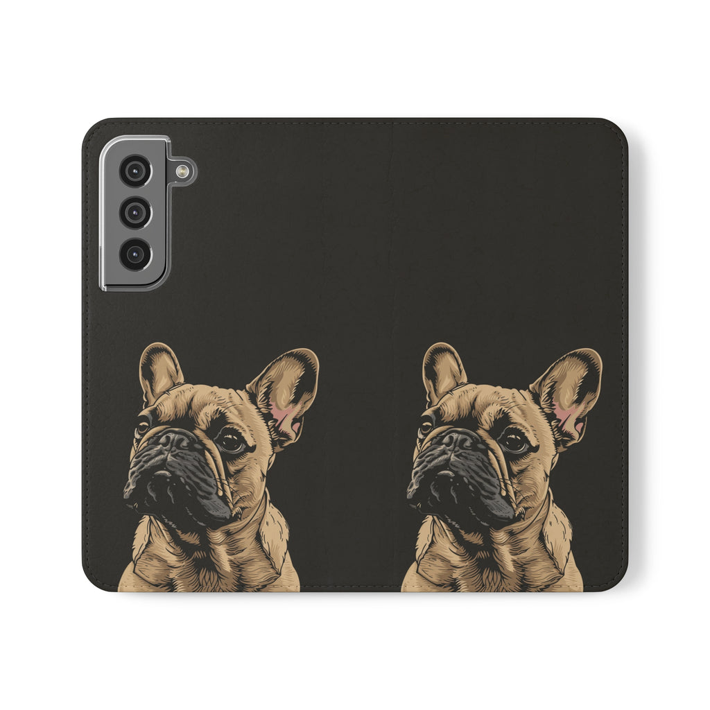 French Bulldog Phone Case | I Love My Frenchie Wallet Phone Case Gifts | IPhone & Samsung Galaxy French Bulldog Flip Cases