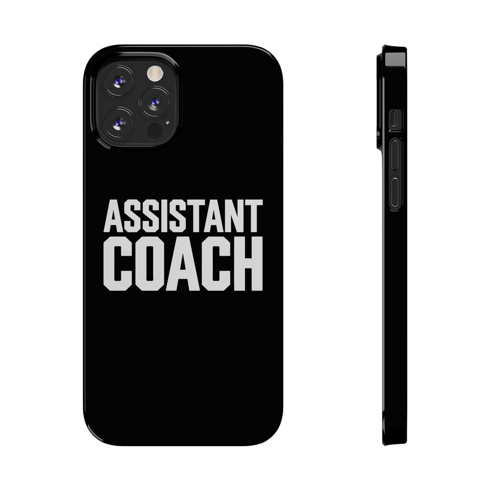 Premium Assistant Coach iPhone Case | Assistant Coach Gifts Slim Phone Cases