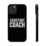 Premium Assistant Coach iPhone Case | Assistant Coach Gifts Slim Phone Cases Premium Assistant Coach iPhone Case | Assistant Coach Gifts Slim Phone Cases
