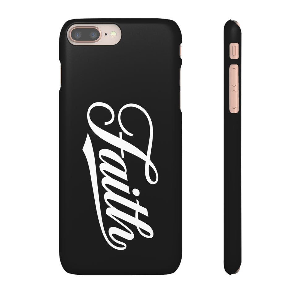 Faith In Jesus iPhone Christian Religion Phone Case | Jesus Faith Cross Phone Case | Faith Christian Cross iPhone & Samsung Galaxy Snap Cases