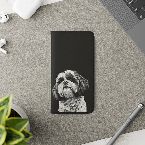 Shih Tzu Phone Case | Shih Tzu Wallet Phone Case | IPhone & Samsung Galaxy Shih Tzu Flip Cases