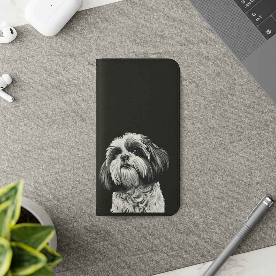 Shih Tzu Phone Case | Shih Tzu Wallet Phone Case | IPhone & Samsung Galaxy Shih Tzu Flip Cases
