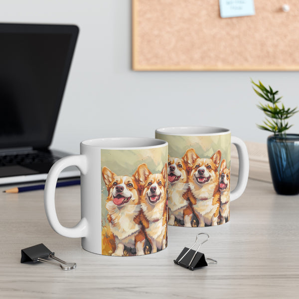 Corgi Mug Group 2 | Corgi Gift | Corgi Coffee Mug | Corgi Presents Mug 11oz