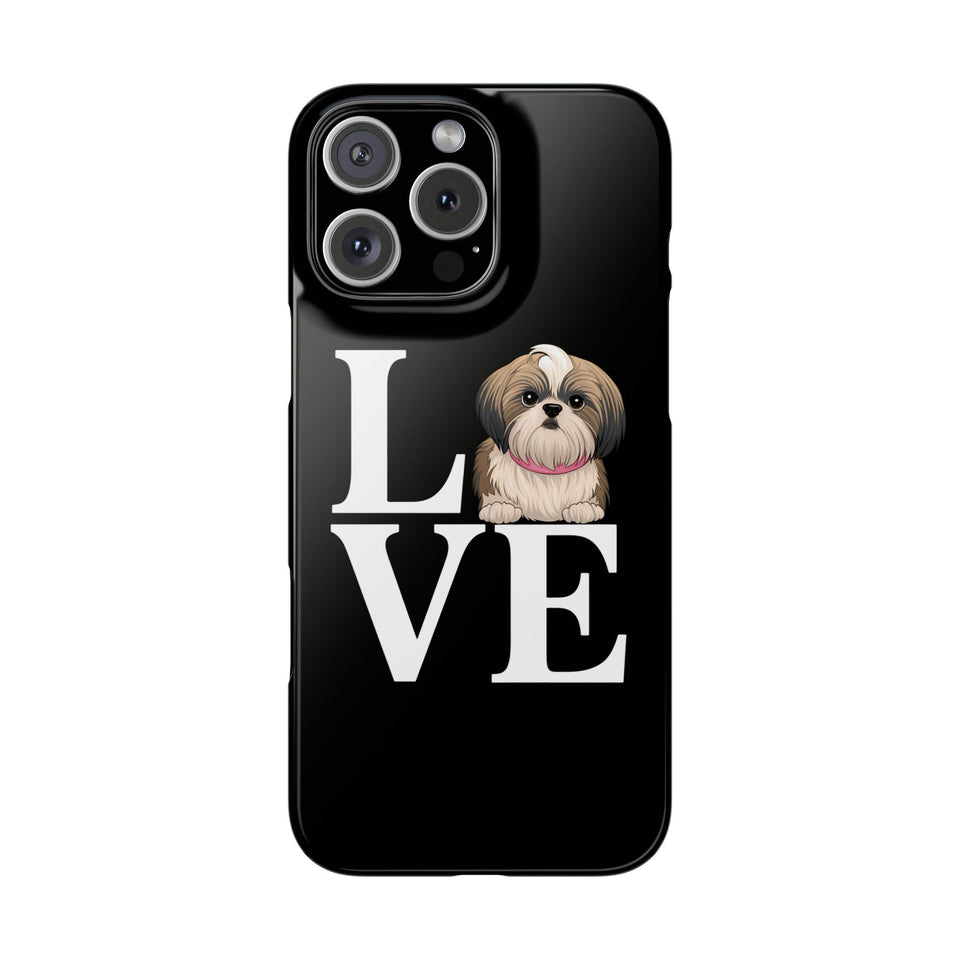 Premium Love Shih Tzu iPhone Case | Cute Shih Tzu Slim Phone Cases