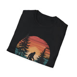 Sasquatch In the Forrest Bigfoot Sunset Shirt T-Shirt Sasquatch In the Forrest Bigfoot Sunset Shirt T-Shirt