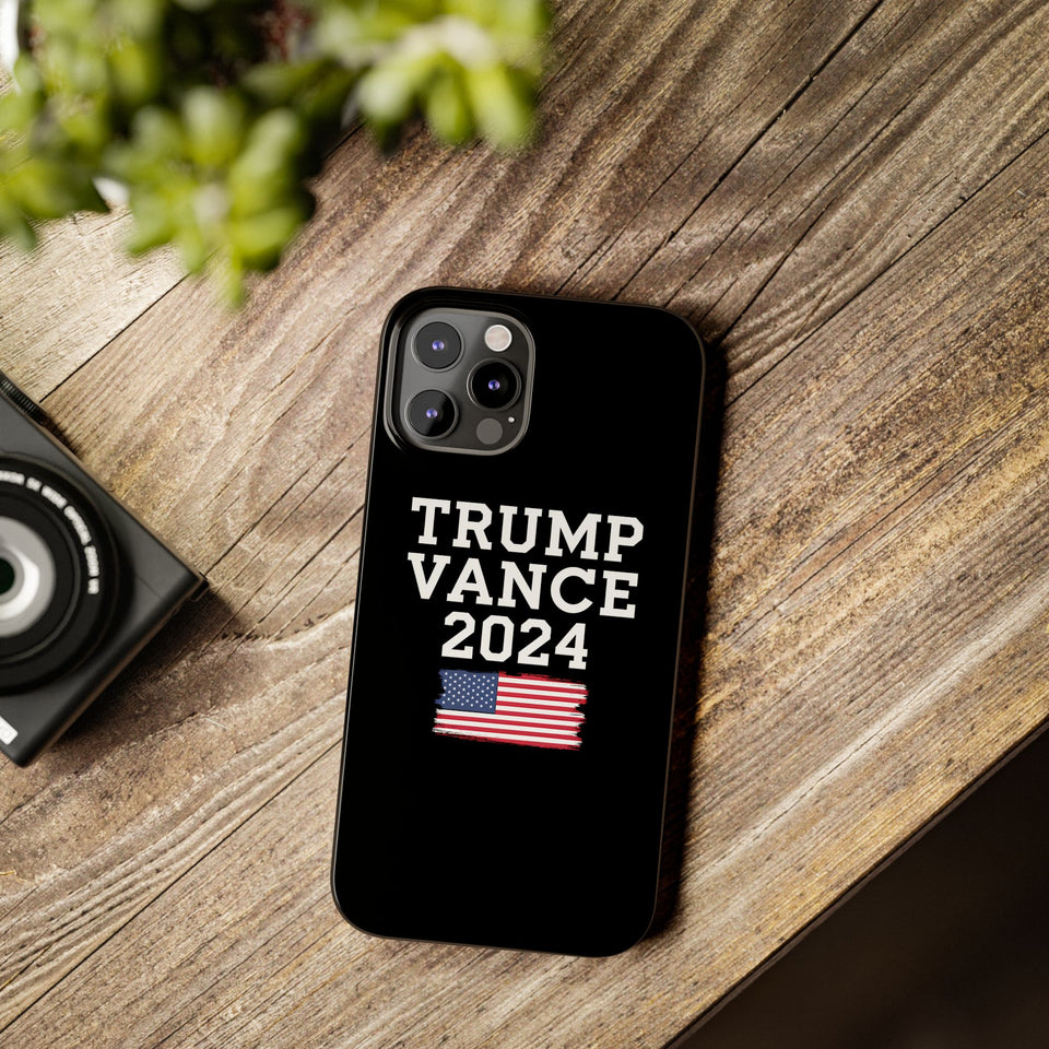 Premium Trump Vance 2024 iPhone Case | Donald Trump Gifts Slim Phone Cases