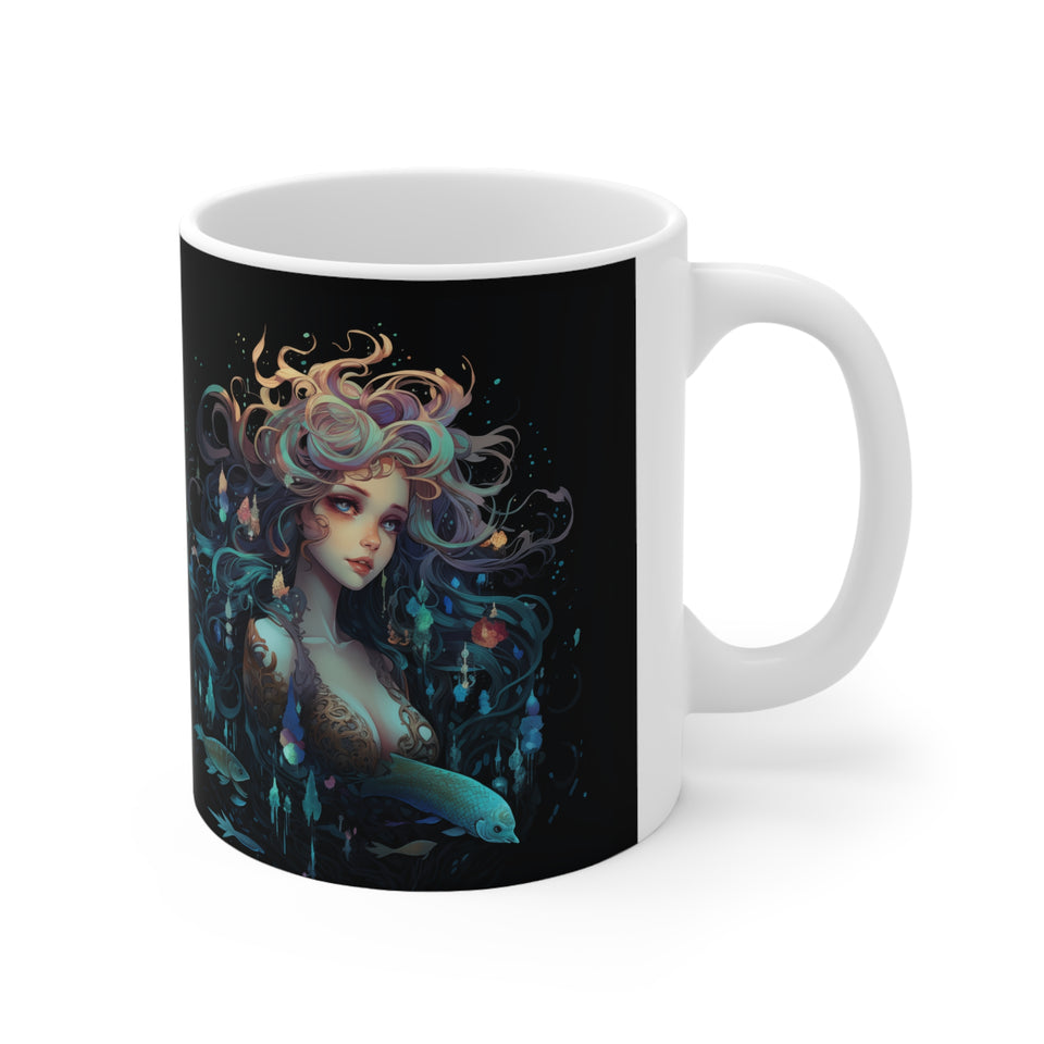 mermaid mug, mermaid coffee mug, mermaid gift, mermaid gifts for women, mermaid gifts for adults, mermaid presents, black mermaid shirt, mermaid shirts for adults