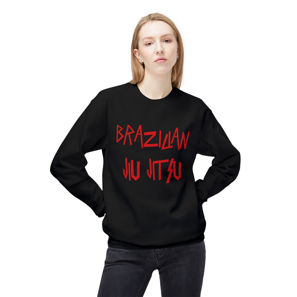 Brazilian Jiu Jitsu Slay BJJ Unisex Midweight Softstyle Fleece Crewneck Sweatshirt
