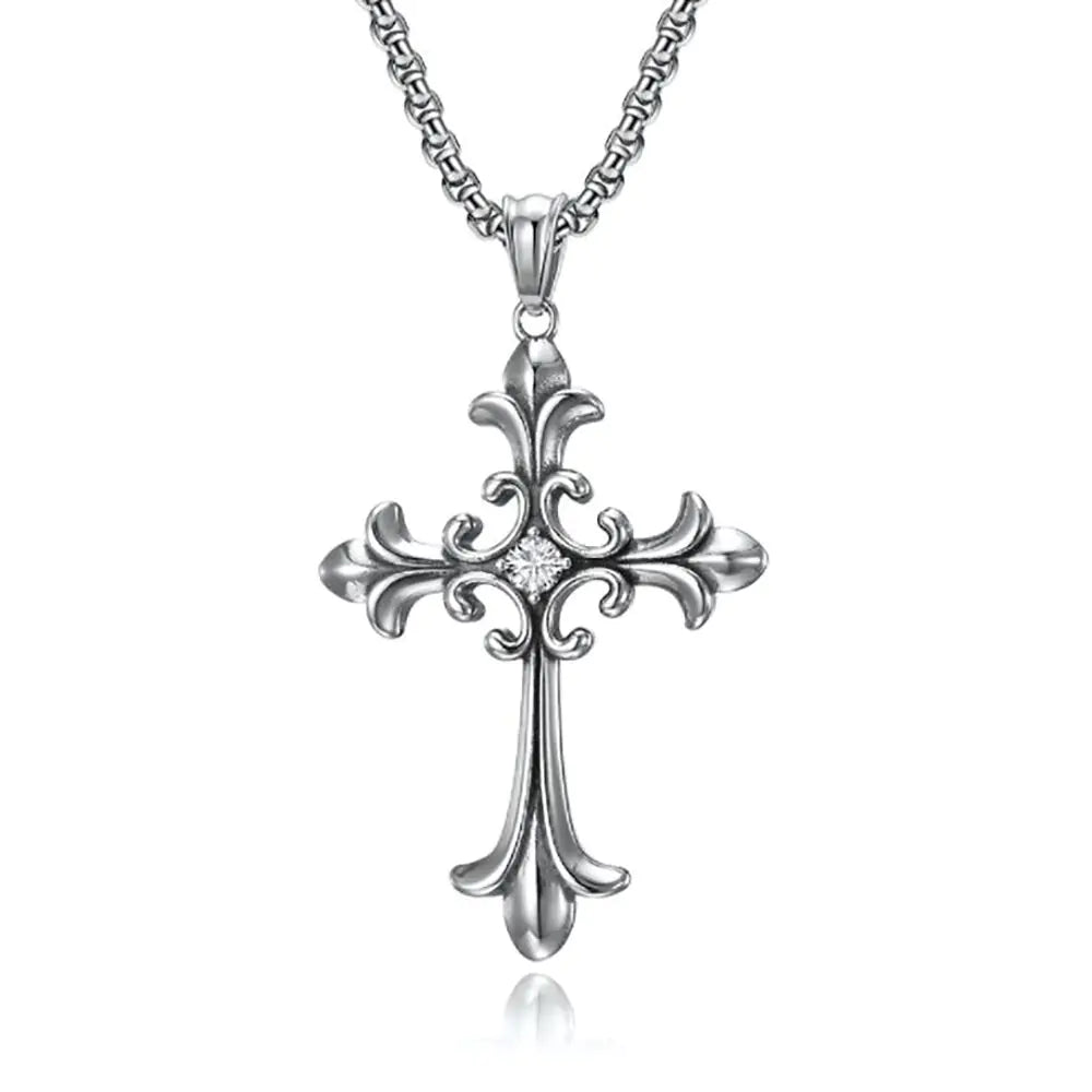 Brilliant Cross Pendant Necklace