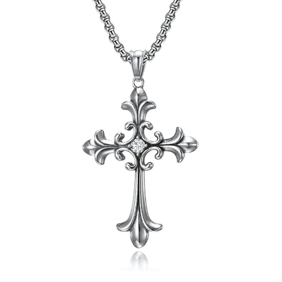 Brilliant Cross Pendant Necklace