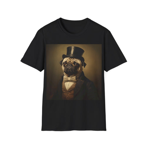 Classical Pug Shirt | Pug Presents | Pug Gift | Pug Painting T Shirt